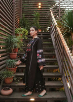 Libas Thread Black Flower Women 2pcs