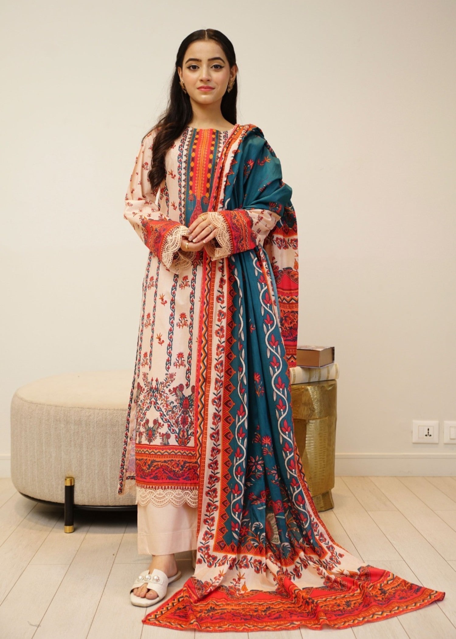 Jazayn SHEILA Printed suit Women 3pcs