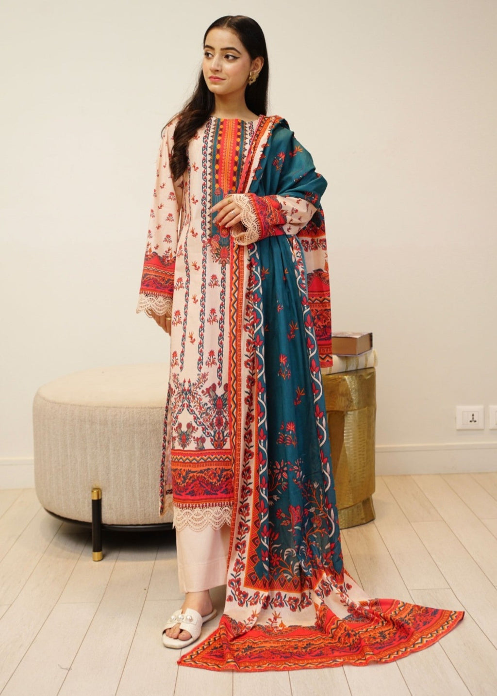 Jazayn SHEILA Printed suit Women 3pcs