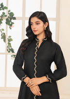 Stylish Collection BLACK RINGELS Women 2pcs