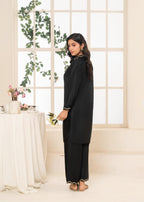 Stylish Collection BLACK RINGELS Women 2pcs