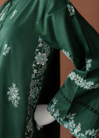 Zaira and Mahnoor sage suit Women 3pcs