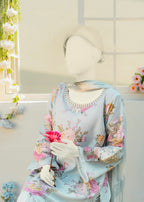 Zaira and Mahnoor Sky suit Women 3pcs