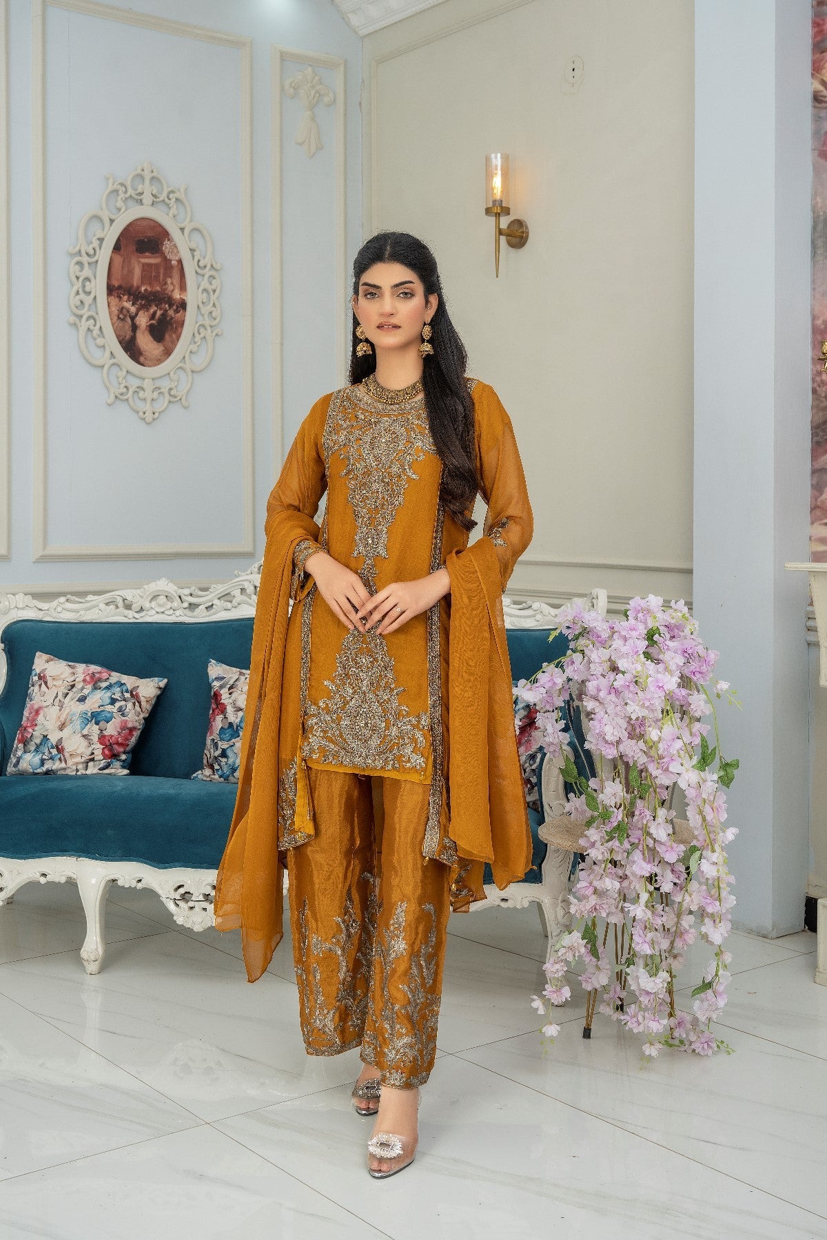 Pehnawa By Bin Akram’s TAIL TRESSURE CHIFFON Women 3pcs
