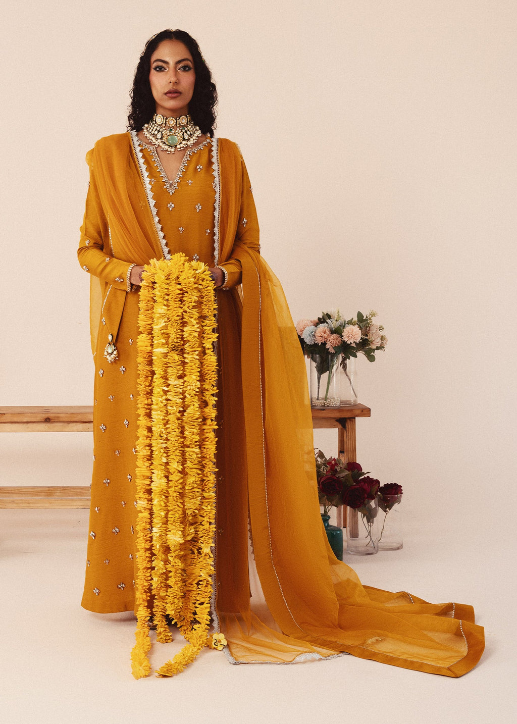 Rang-e-Haya Sheen (Mustard) Women 3pcs