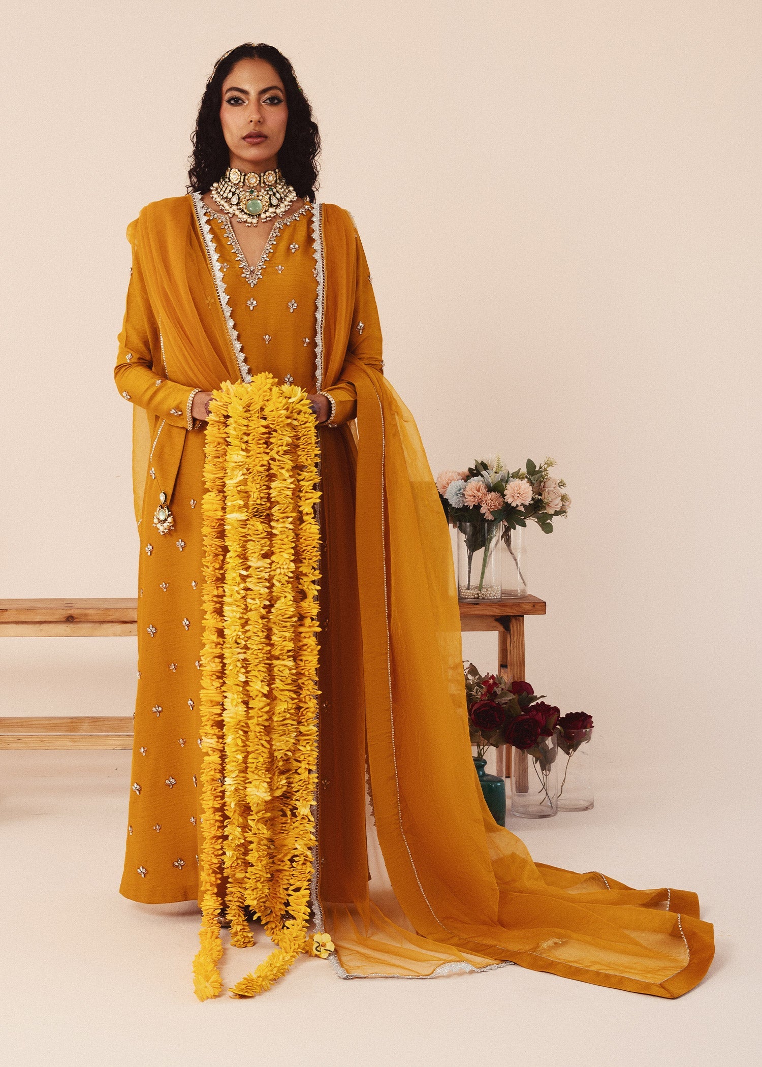 Rang-e-Haya Sheen (Mustard) Women 3pcs