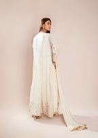 Manahils KURTI 099 MELANIE OFF WHITE Women 3pcs