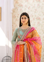 Shahjahan - Feel Royal SJ 24014 AQUA Women 3pcs