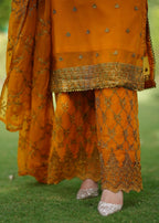 Four Season Boutique ZAMDA CHIFFON MUSTARD Women 3pcs