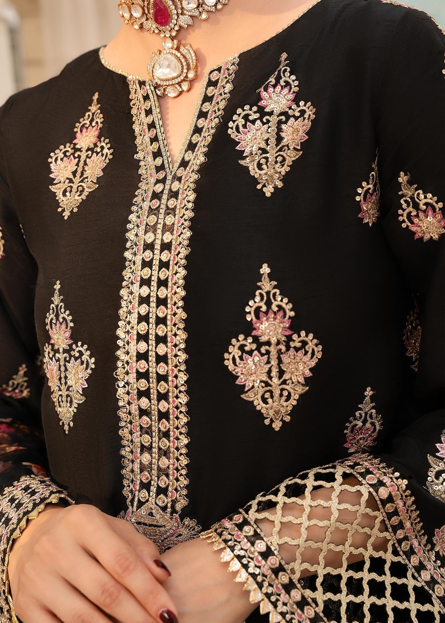 Rang-e-Haya Ayeza (black) Women 3pcs
