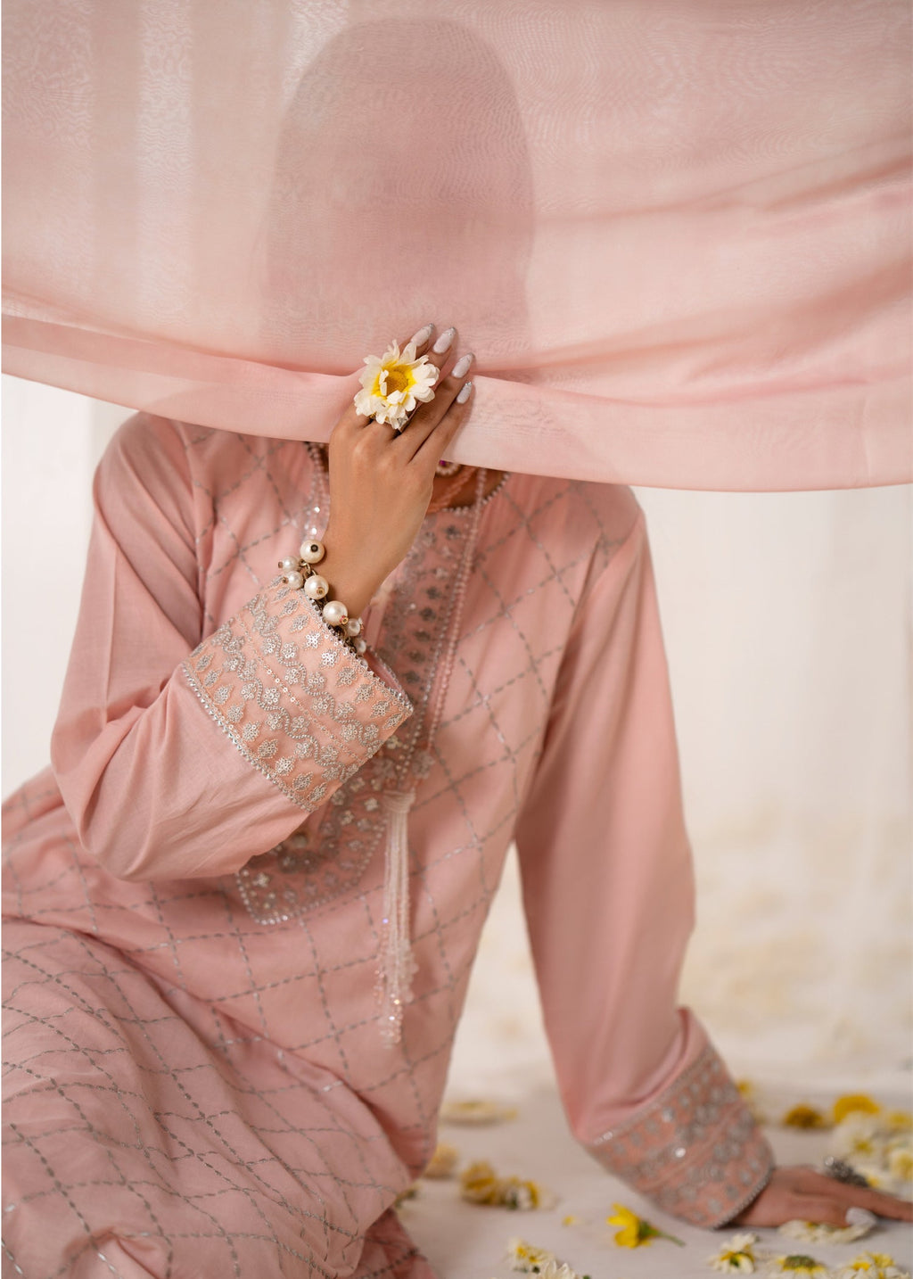 Decor Fashion Gulposh Pink Women 3pcs