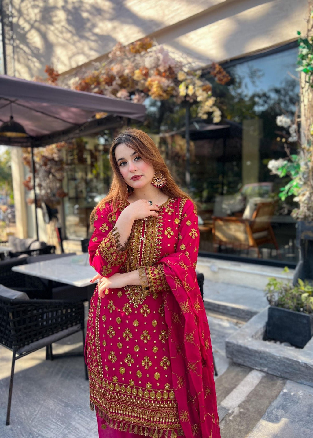 Rangoon Clothing Zeba Hotpink Women 3pcs