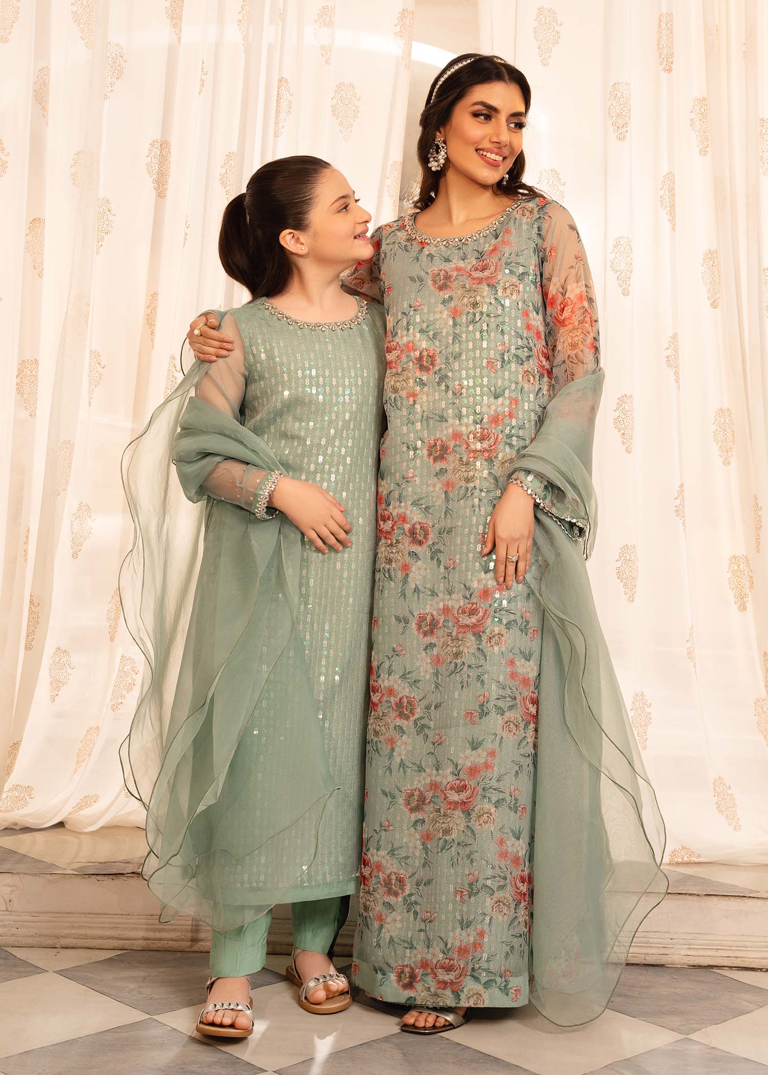 Rang-e-Haya Clara (Ice Blue) Women 4pcs