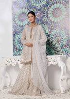 Ayesha Closet Preshy Gul White Women 3pcs