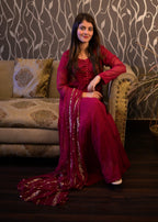 Four Season Boutique MUNAZZA FROK HOTPINK Women 3pcs