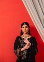 Pehnawa By Bin Akram’s MIDNIGHT GLAMOUR 3 PEICE CHIFFON Women 3pcs