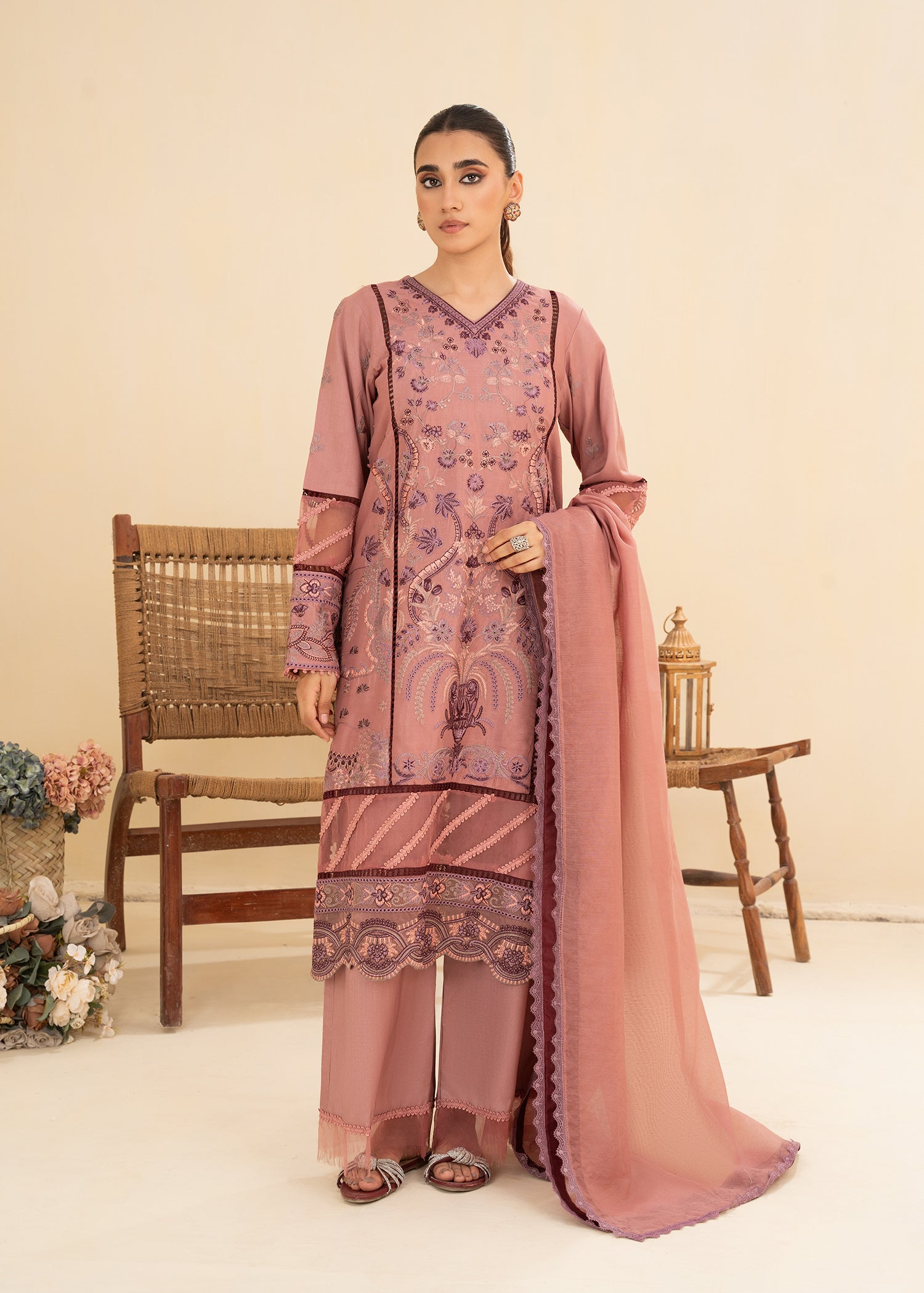 Sara Jahan ZAIBTAN Women 3pcs