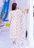 Alsiyab Floretta White Women 3pcs