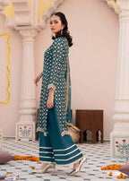 Misl naina (teal green) Women 3pcs