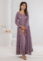 Ayesha Closet Saroor Purple Women 3pcs
