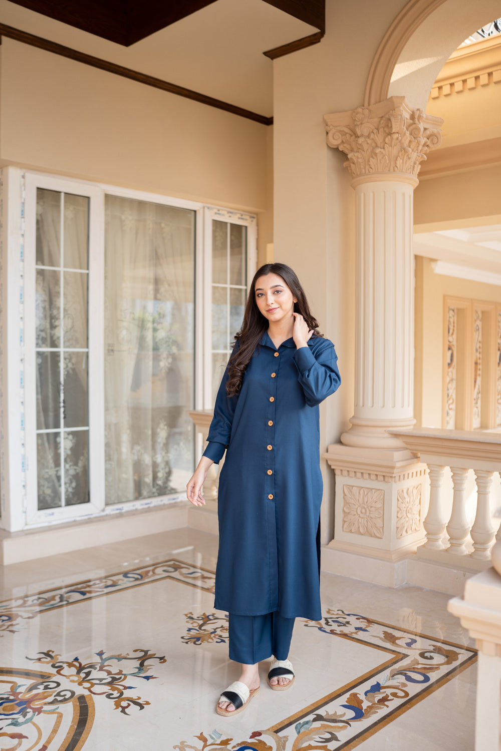 Aisling By Nirmal Denim Blue Women 2pcs