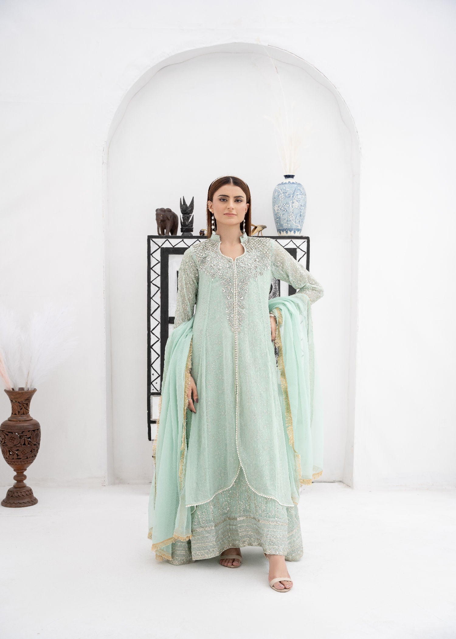 Manahils SW 04 Pastel Green Women 3pcs
