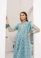 Manahils KURTI 0084 ICE BLUE Women 3pcs