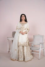 Sara Jahan White Crown Women 3pcs