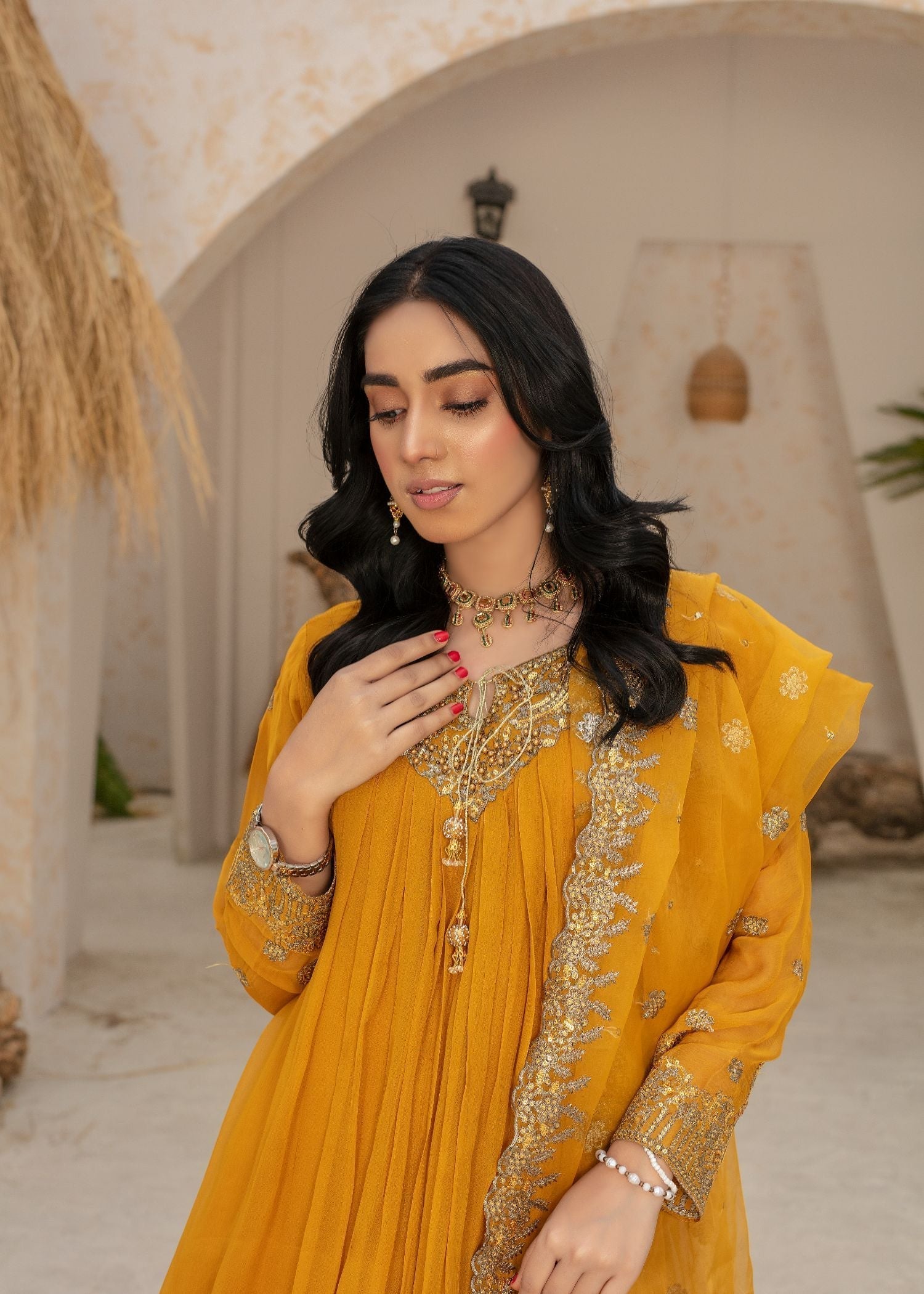 Pehnawa By Bin Akram’s LUSTROUS LEGACY MST CHIFFON/ORGANZA Women 3pcs