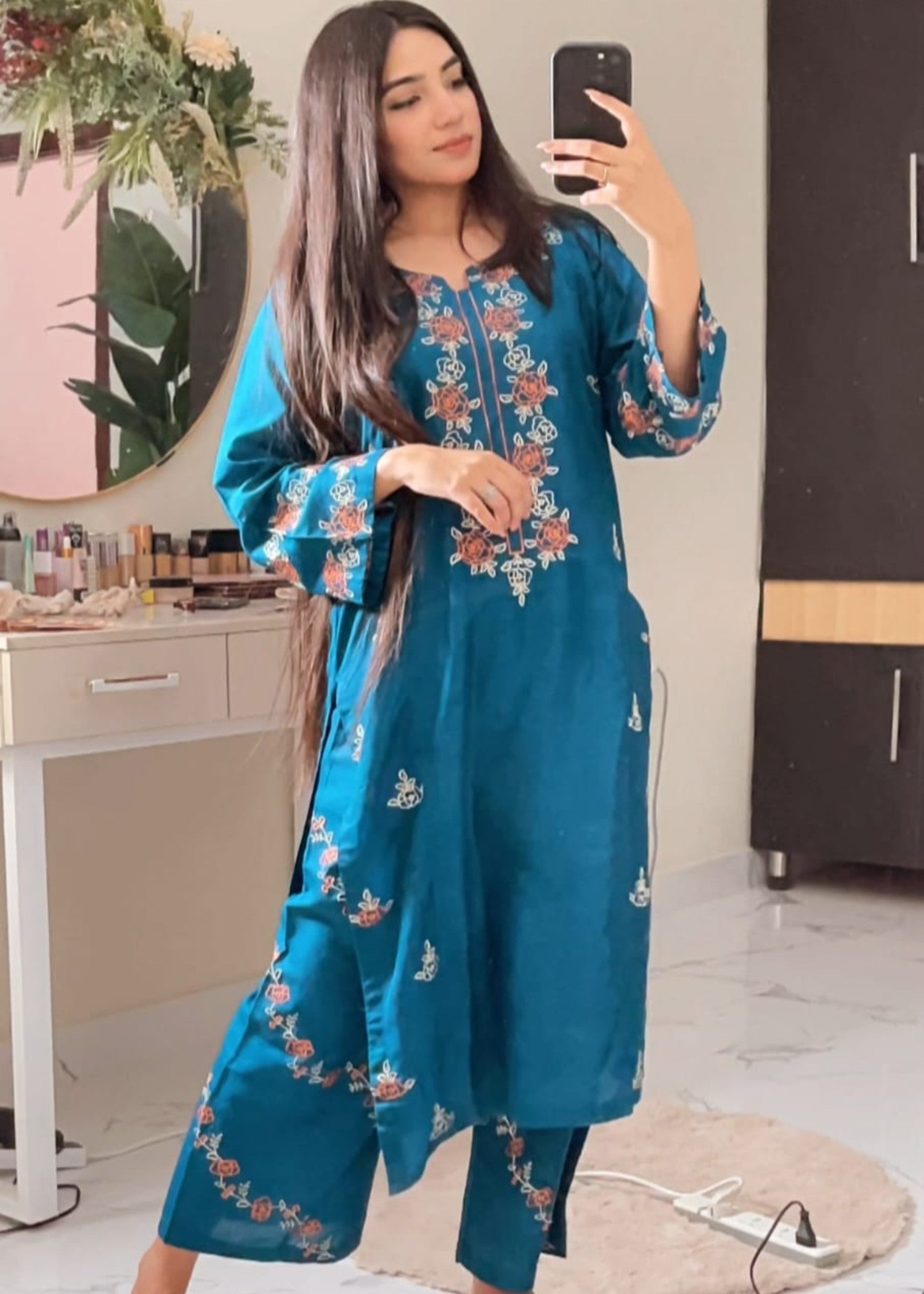 Tehzeeb Libas ZOYA EMBROIDERED Women 2pcs