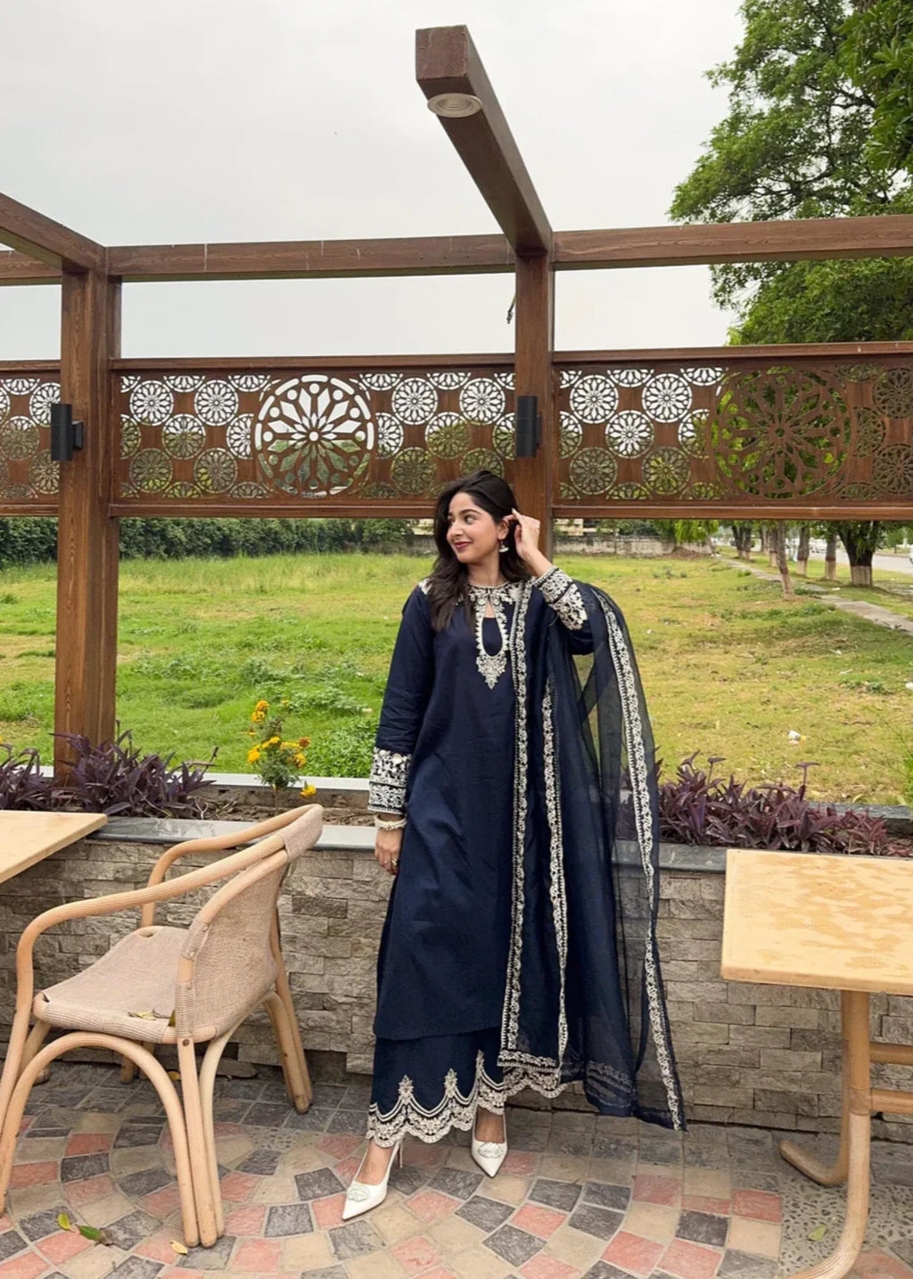 Tiraz Dilara (Blue) Women 3pcs