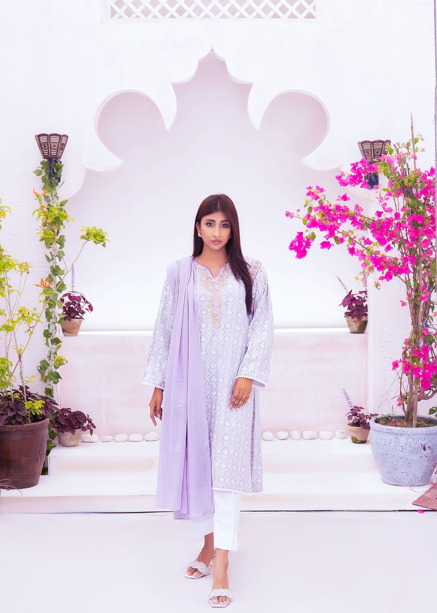 Alsiyab Ronaq Lilac Women 2pcs