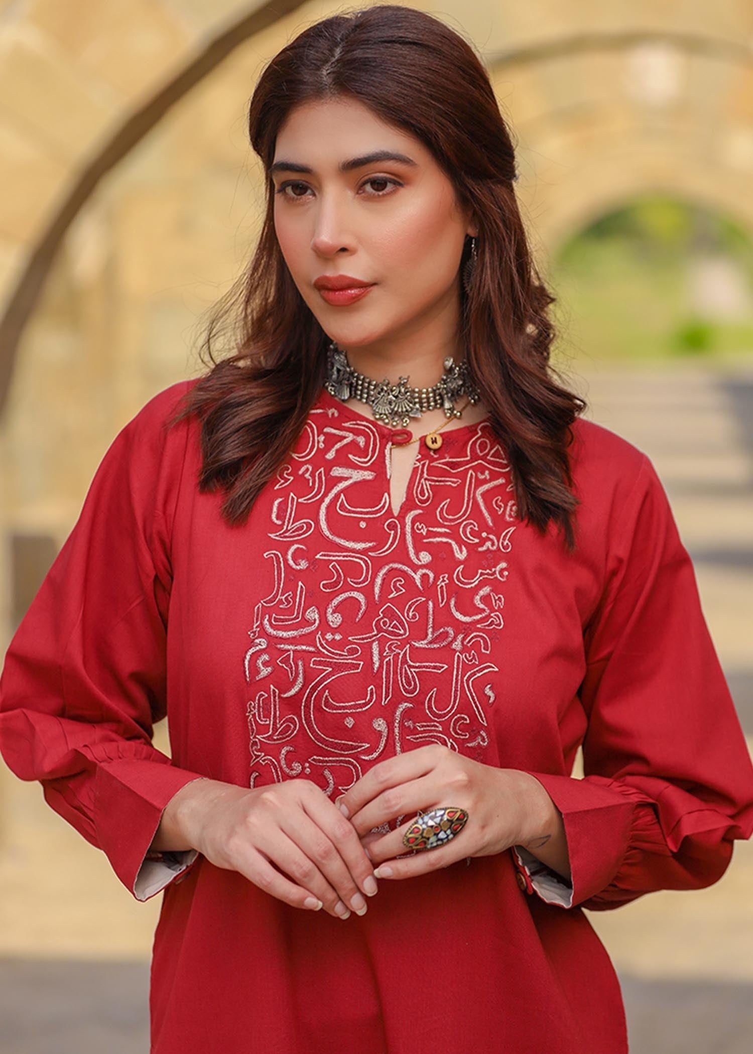 Aks-e-Jahan ROUGE Women 2pcs