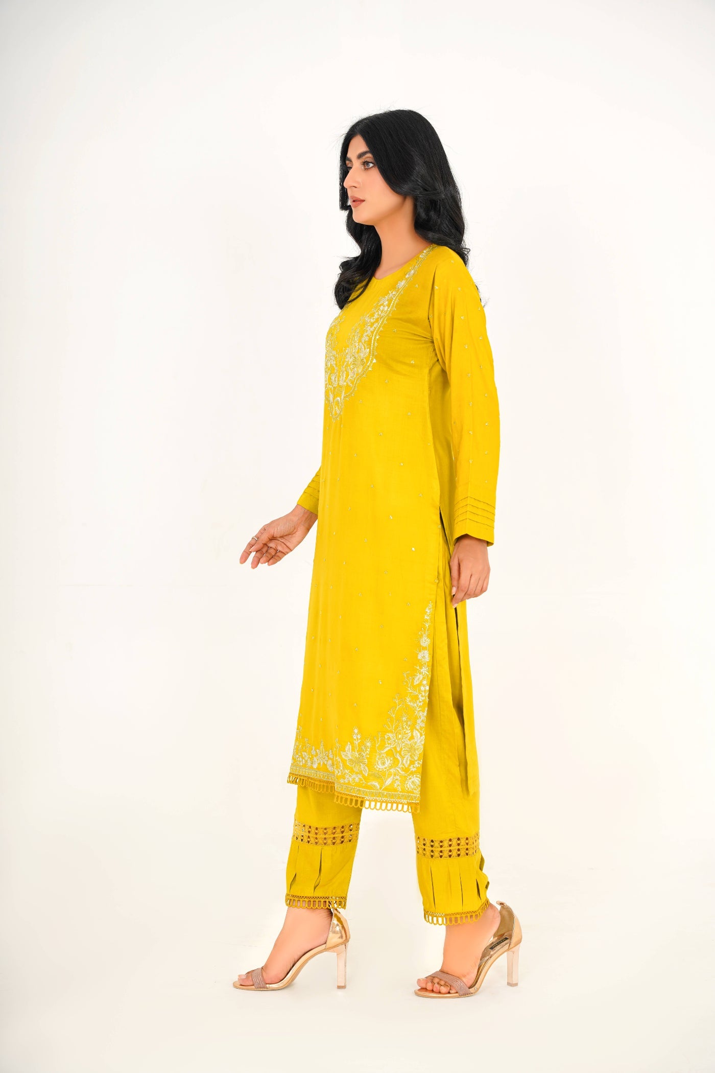 Azhar & Farukh AZ05 Neon Green Women 2pcs