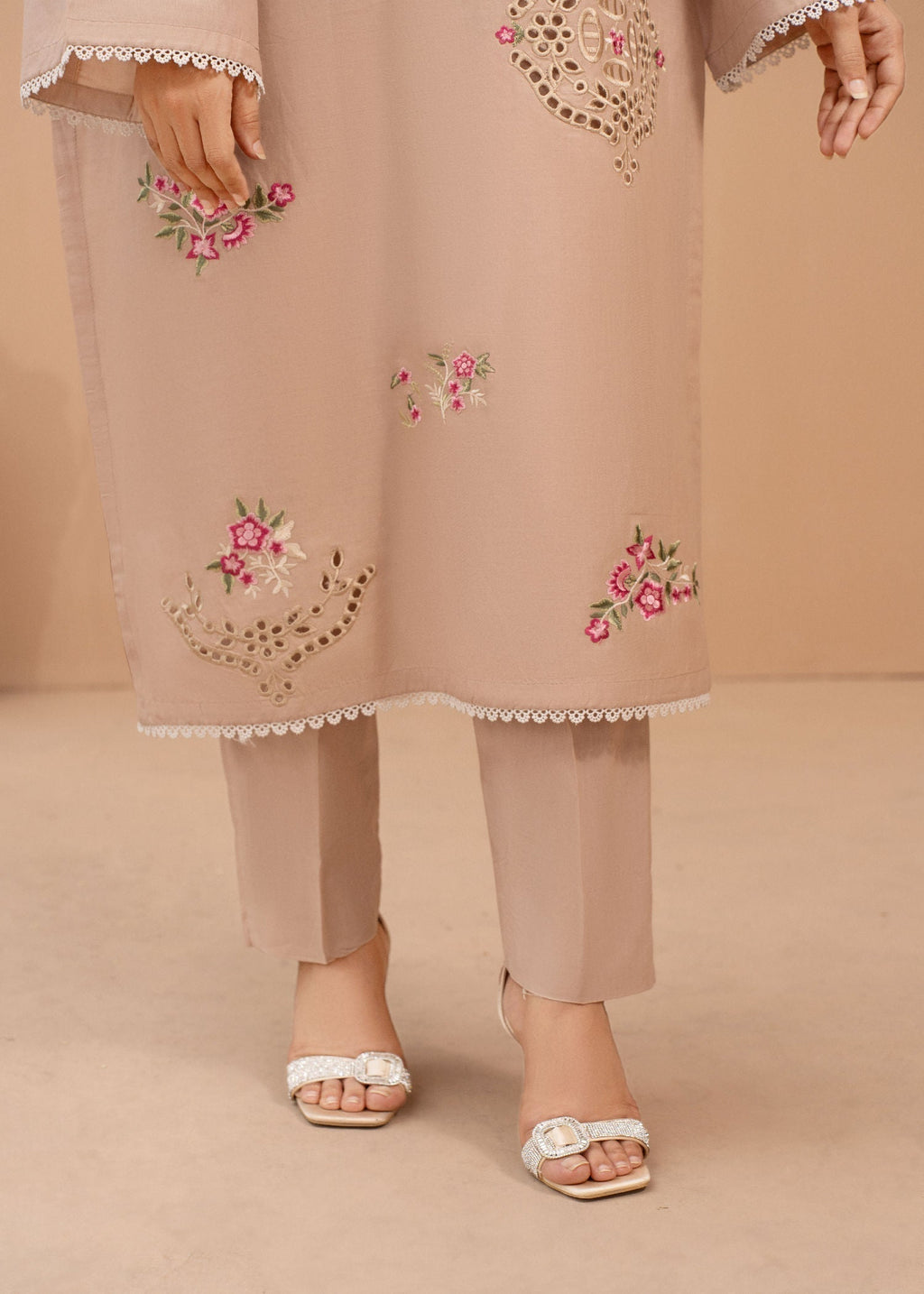 Sahibas By Mirza Wave (Beige) Women 2pcs