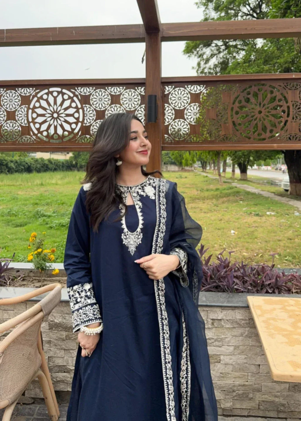 Tiraz Dilara (Blue) Women 3pcs