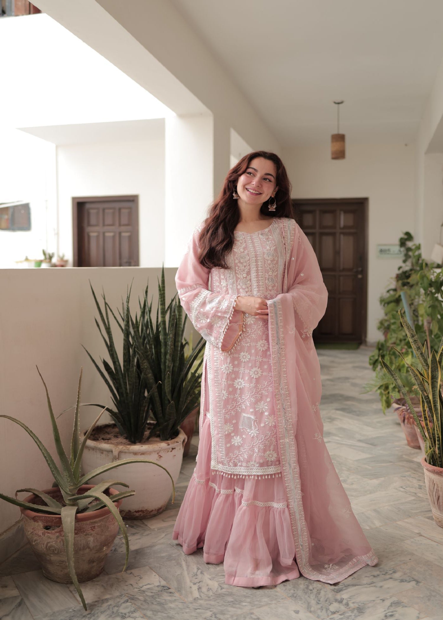 Haseens Official Badal Pink Women 3pcs