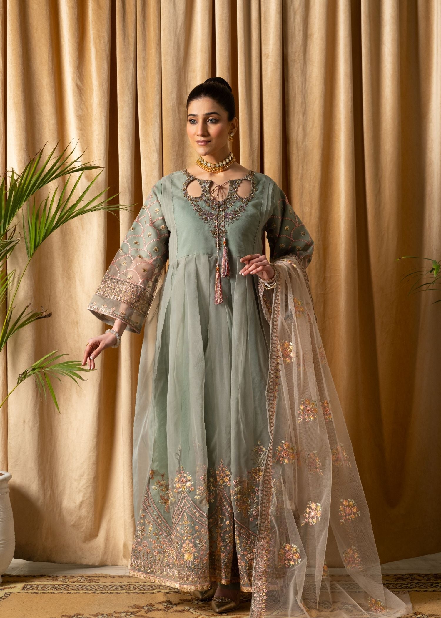 Pehnawa By Bin Akram’s BLISSFUL BREEZE 3 PEICE ORGANZA Women 3pcs