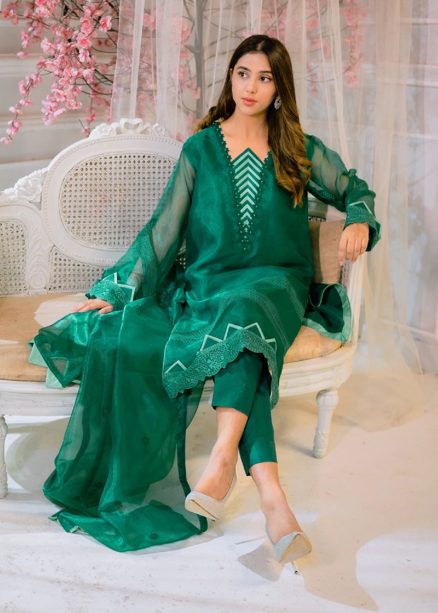 Tassawur Monarch Green Women 3pcs