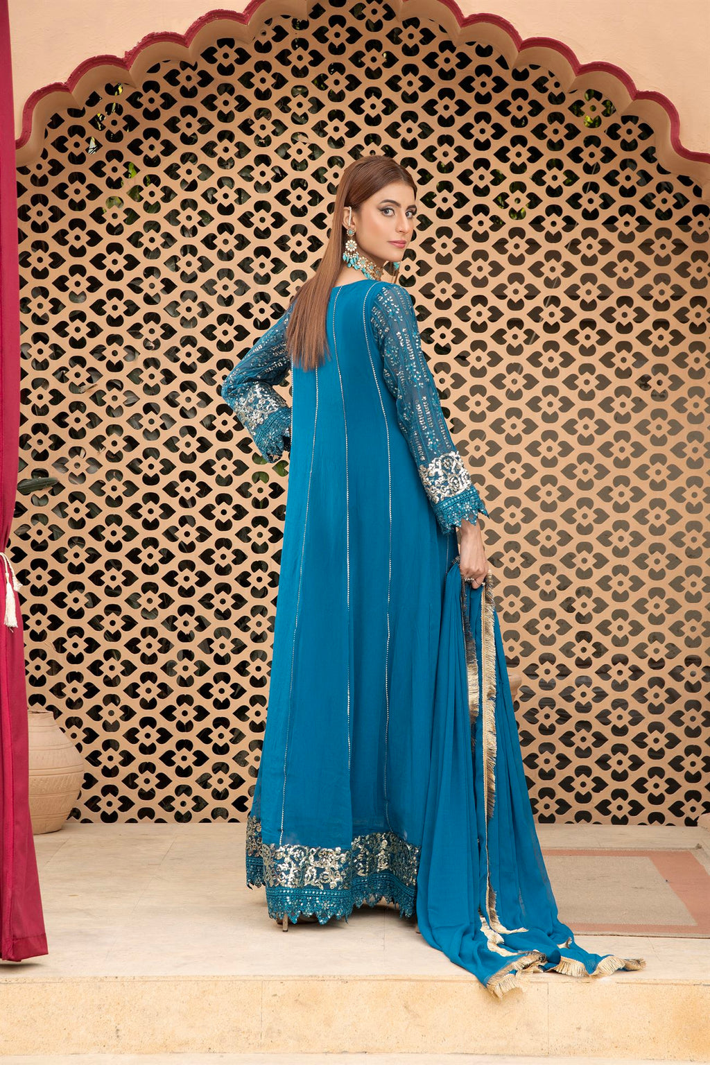 Manahils B 005 TEAL Women 4pcs