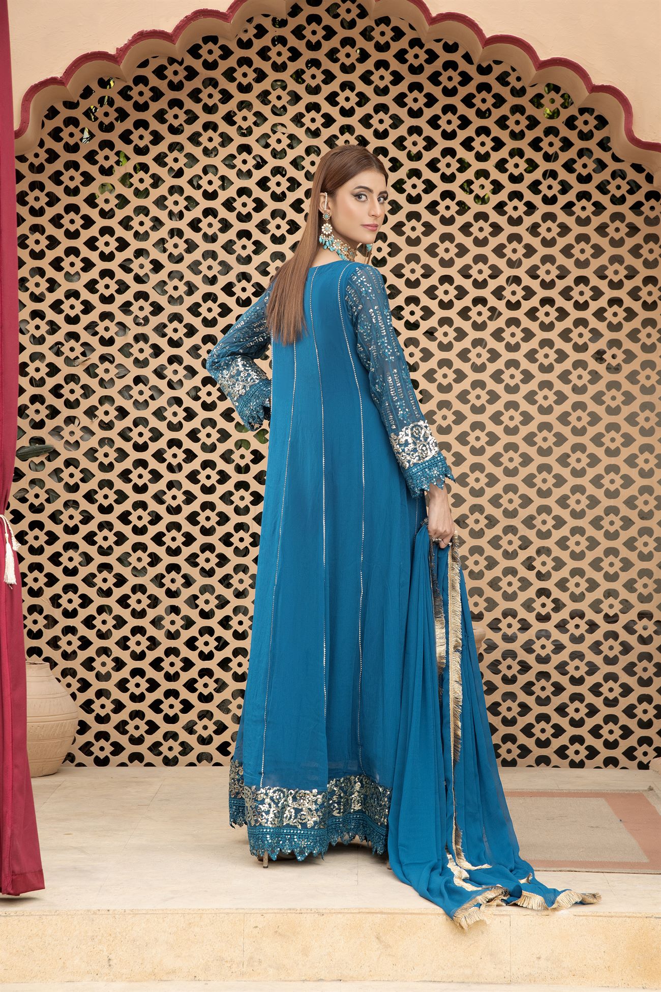 Manahils B 005 TEAL Women 4pcs