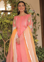 Hem Lotus Outfit Pink Women 4pcs