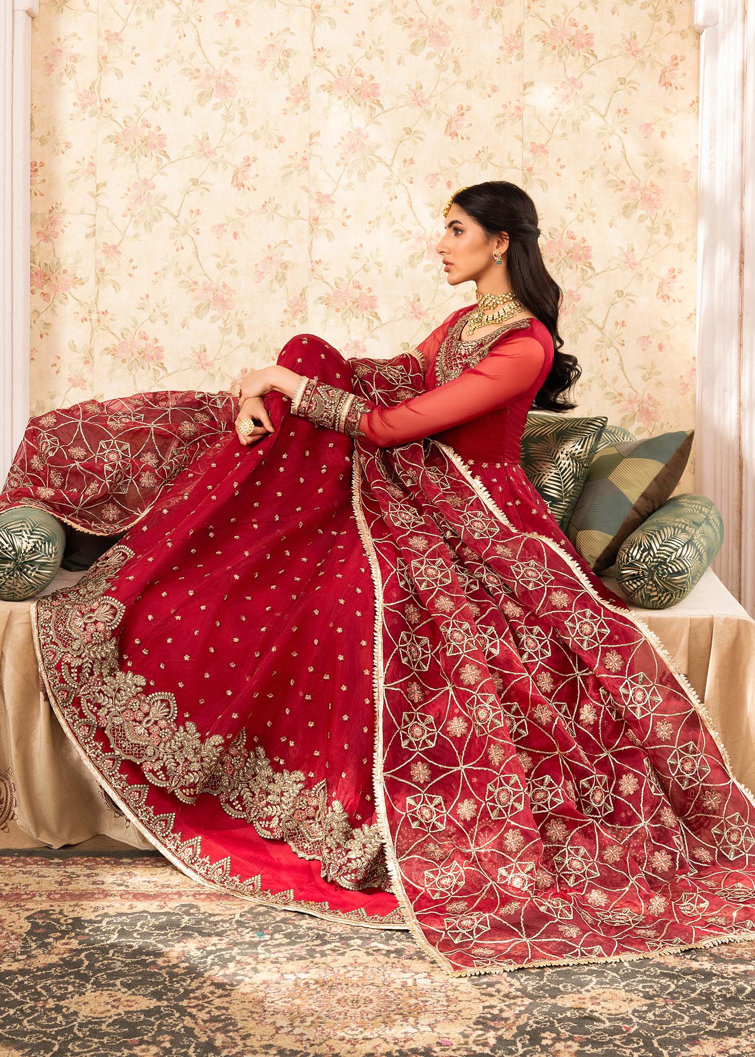 Rang-e-Haya Ruby (Rose Red) Women 4pcs