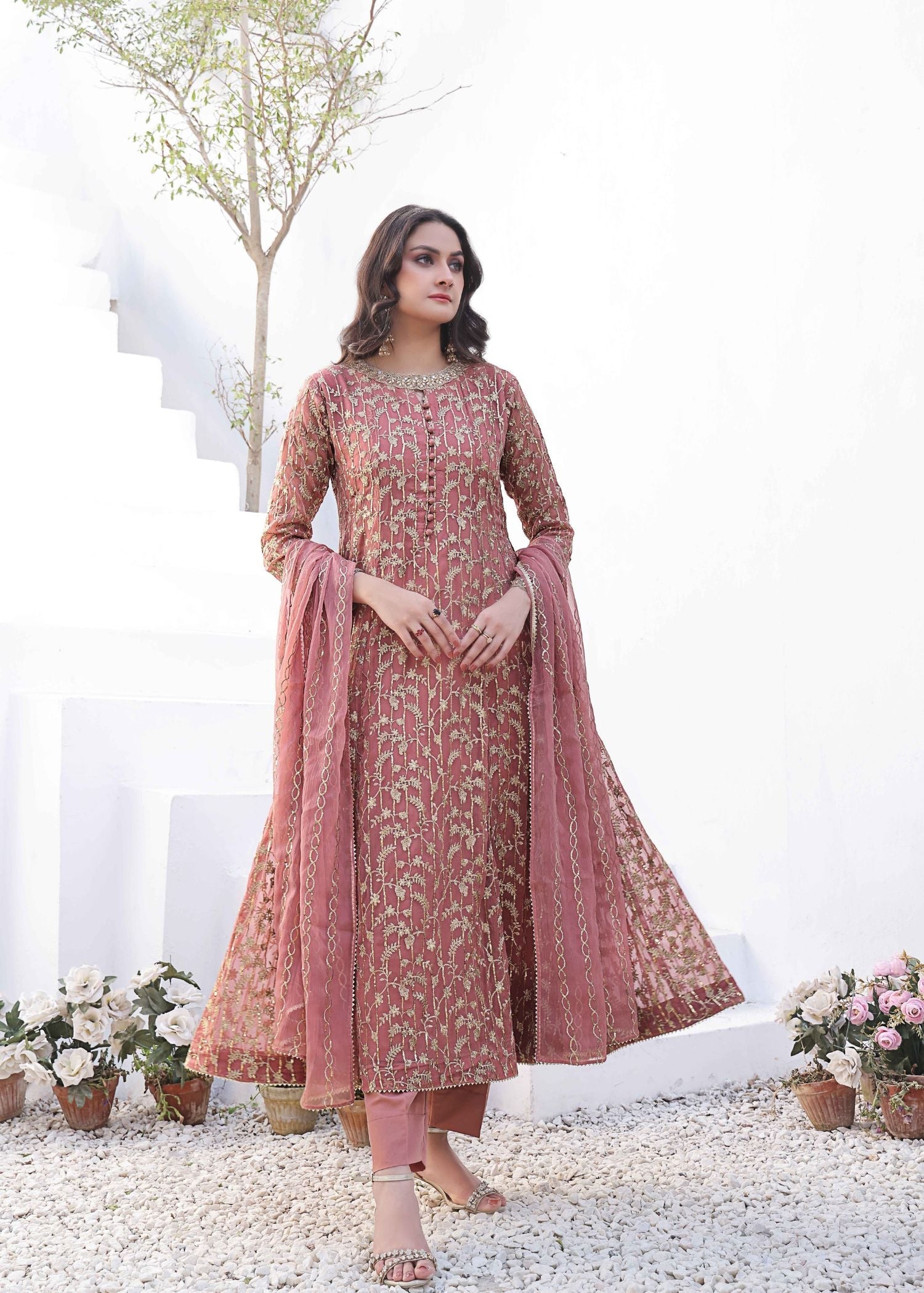Ayesha Closet Shama pink Women 3pcs