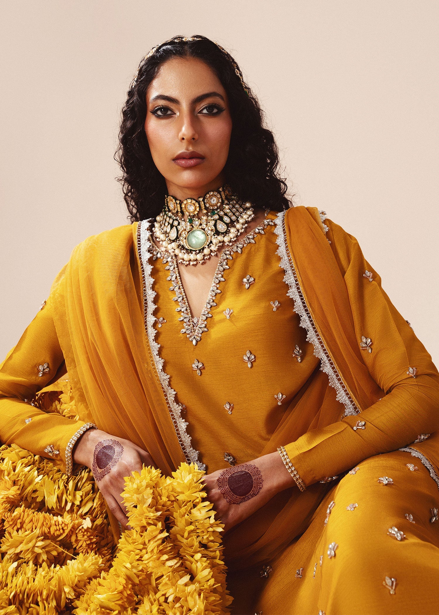Rang-e-Haya Sheen (Mustard) Women 3pcs