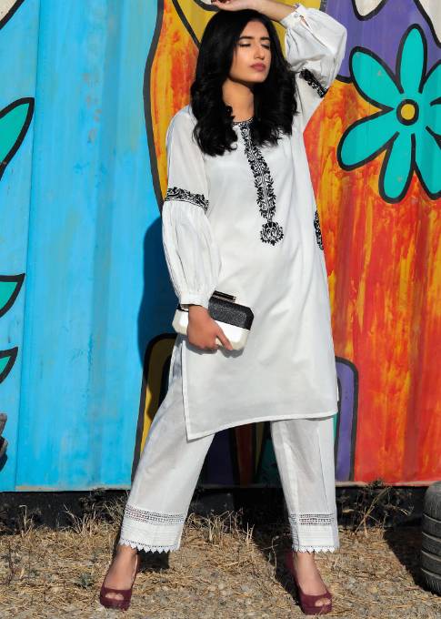 Humaira Shakir White Mulberry Women 2pcs