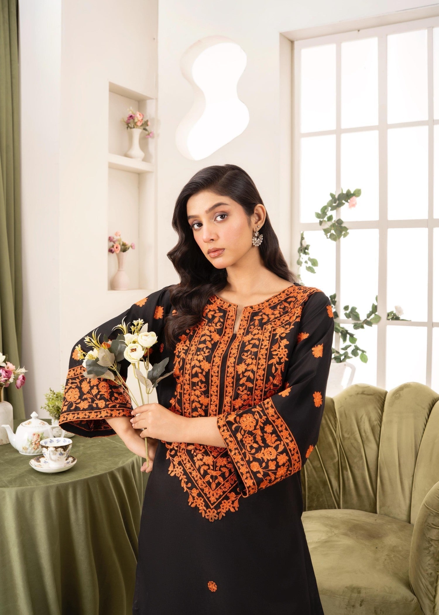 Stylish Collection BLACK LAVA Women 2pcs