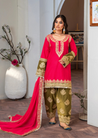 Akhrot Clothing PINK OLIVE Women 3pcs