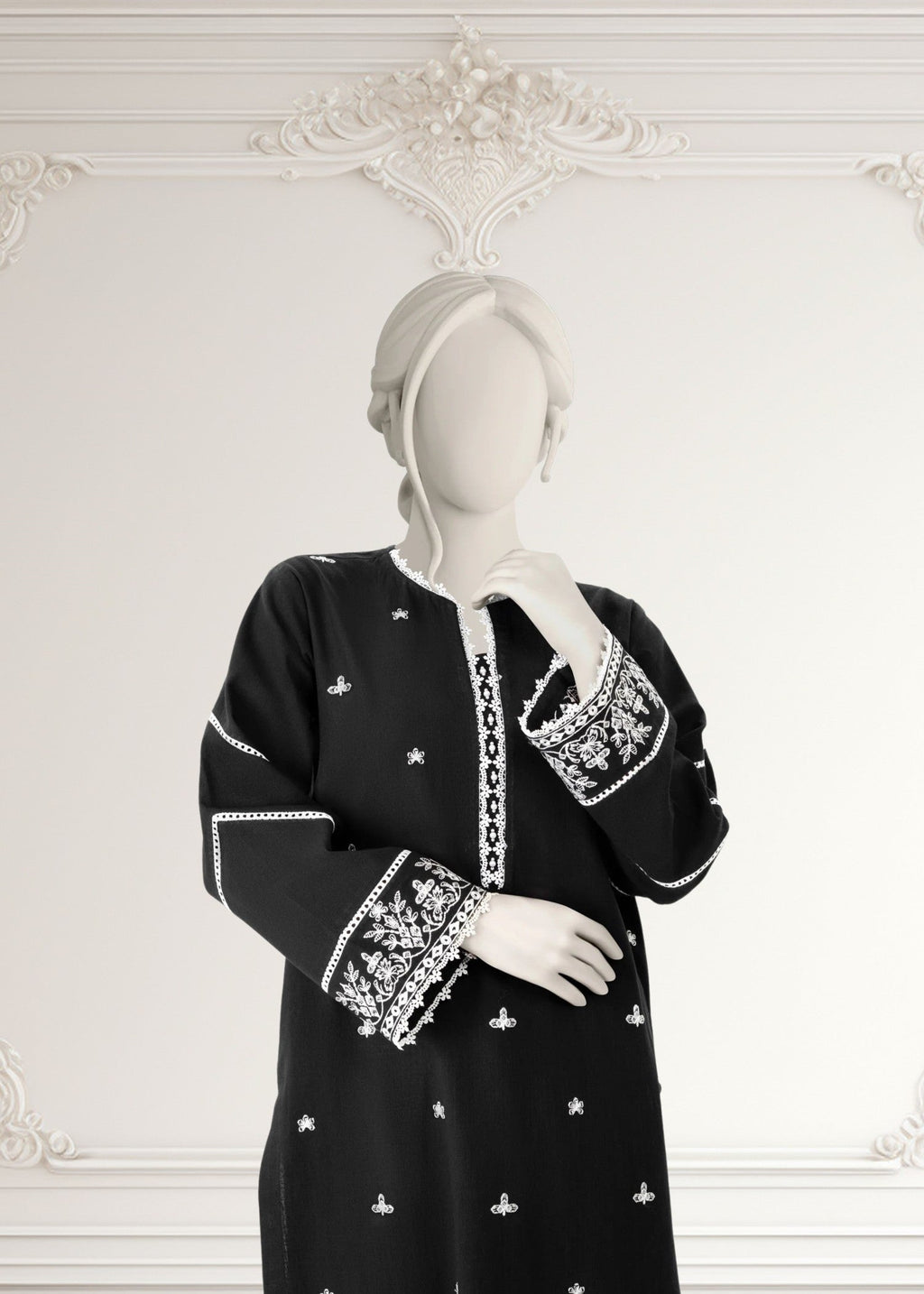 Hamna Kalim haroon mtj black Women 2pcs