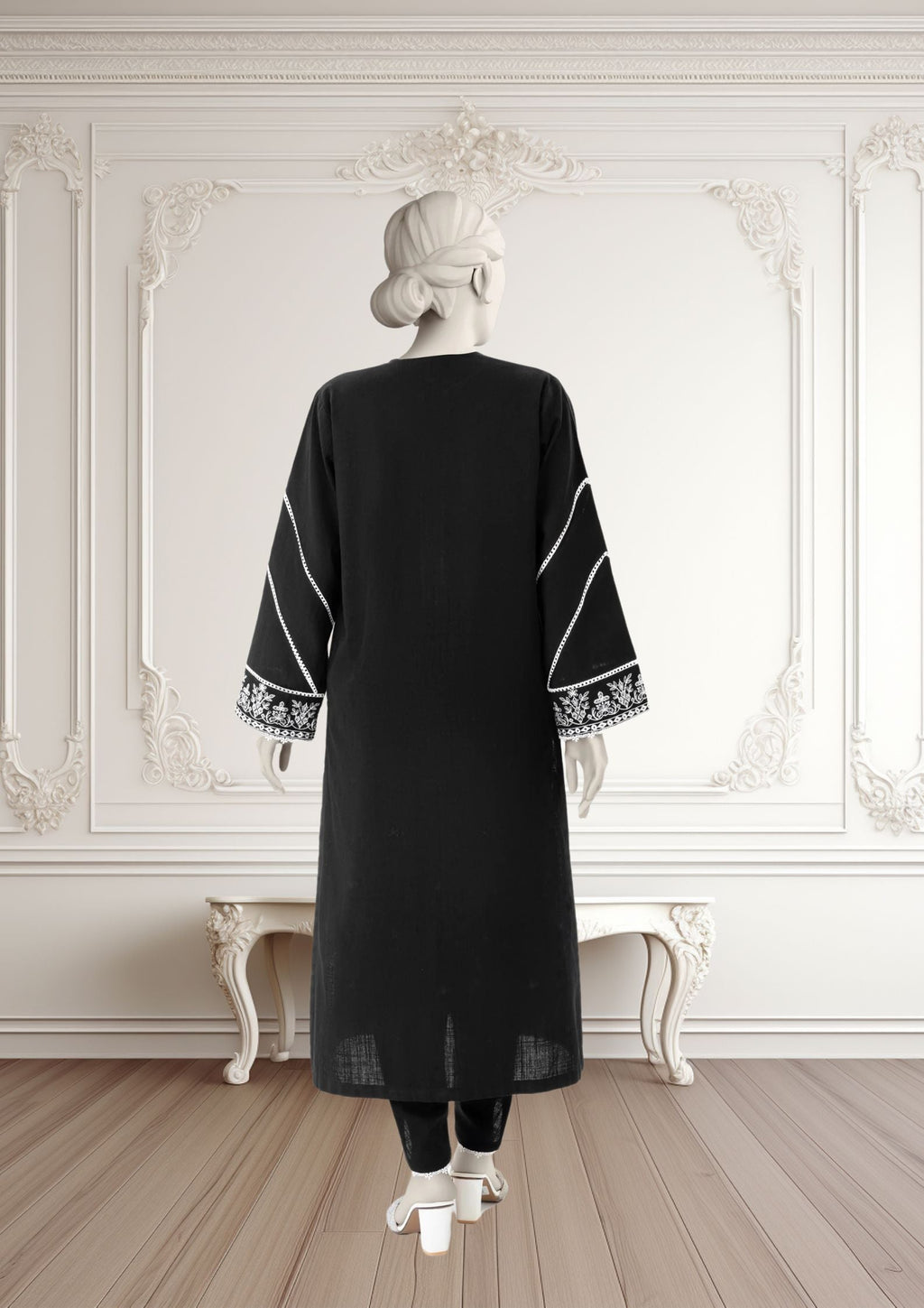 Hamna Kalim haroon mtj black Women 2pcs